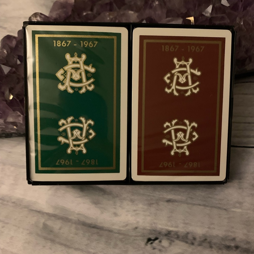 1867-1967 playing cards